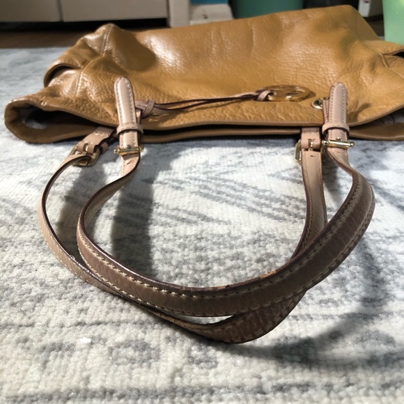 Michael Kors Tan Camel Leather Medium Tote - Picture 6 of 7